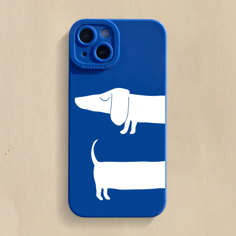 Long Dachshund Silicone iPhone Case
