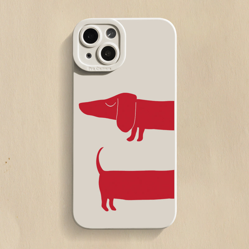 Long Dachshund Silicone iPhone Case
