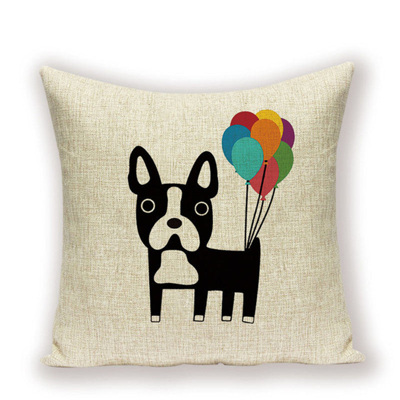 45*45cm Dachshund Throw Cushion Cover in 16 Different Prints