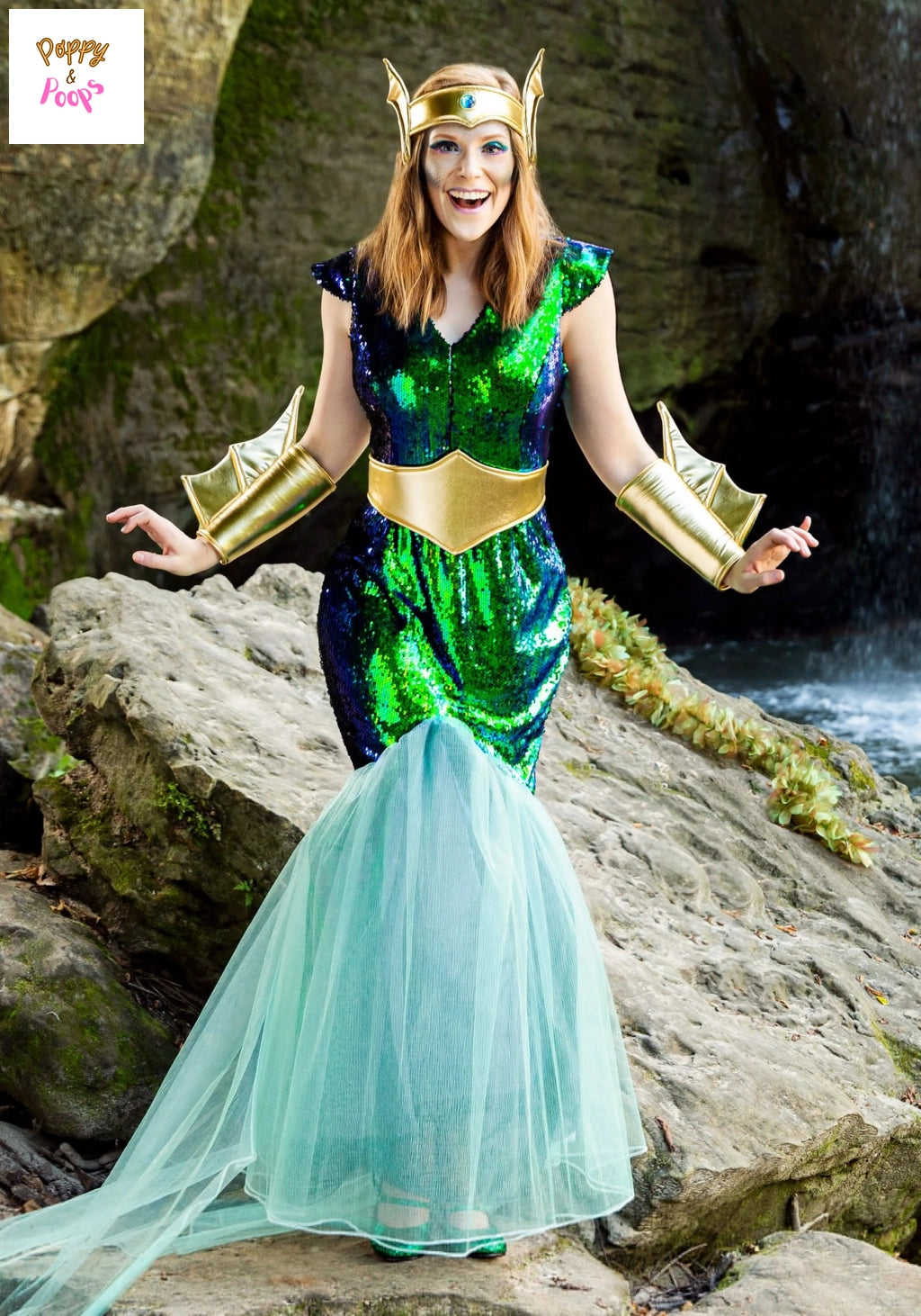 Halloween Costumes for Men Women Little Mermaid And Triton sold by Poopy and Poops General Pet Store poppyandpoops.ca