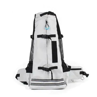 Dog Carrier Backpack Light Grey sold by Poopy and Poops General Pet Store poppyandpoops.ca