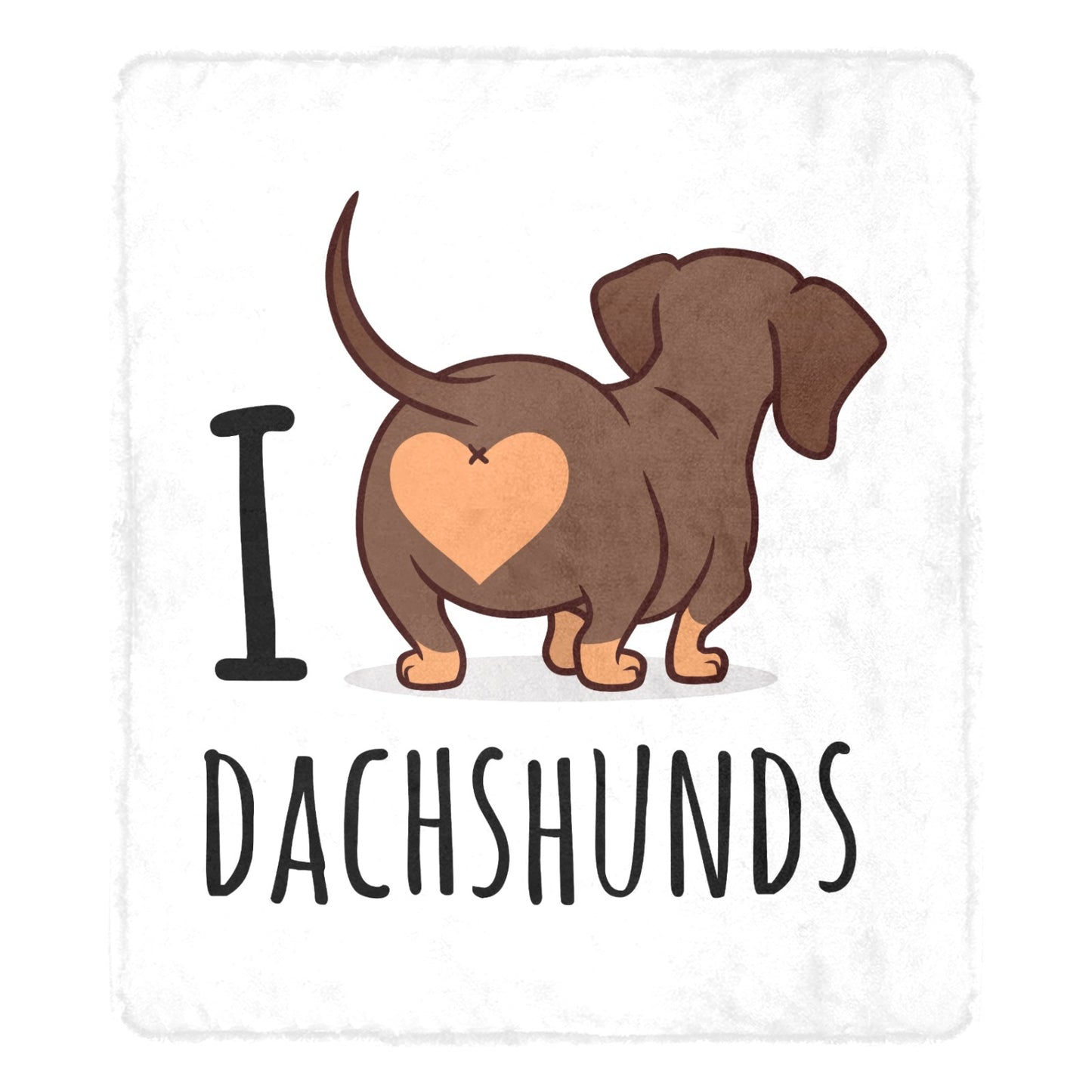 I love Dachshunds Ultra-Soft Micro Fleece Blanket