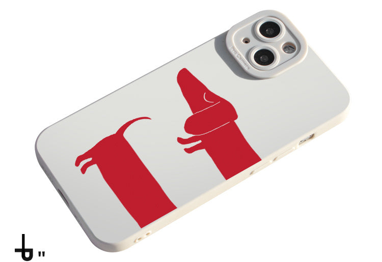 Long Dachshund Silicone iPhone Case