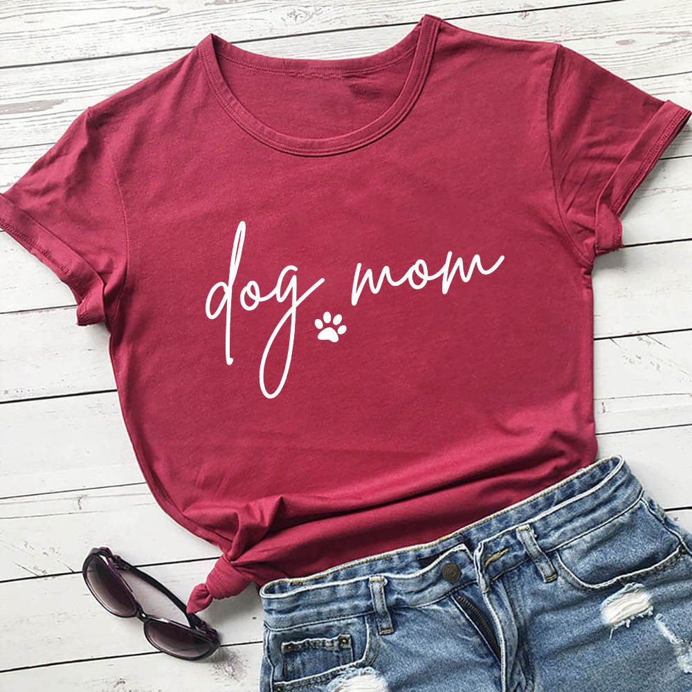 Mother's Day Round Neck Short Sleeve T-Shirt