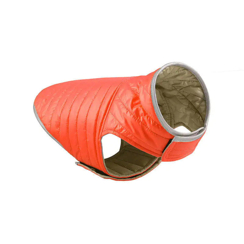 Reversible Dog Vest for the Cold Weather Orange Large sold by Poopy and Poops General Pet Store poppyandpoops.ca