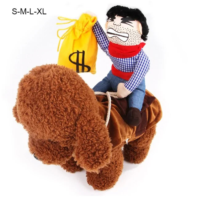 Dog Clothes Riding Horse Cowboy Money bag Large sold by Poopy and Poops General Pet Store poppyandpoops.ca