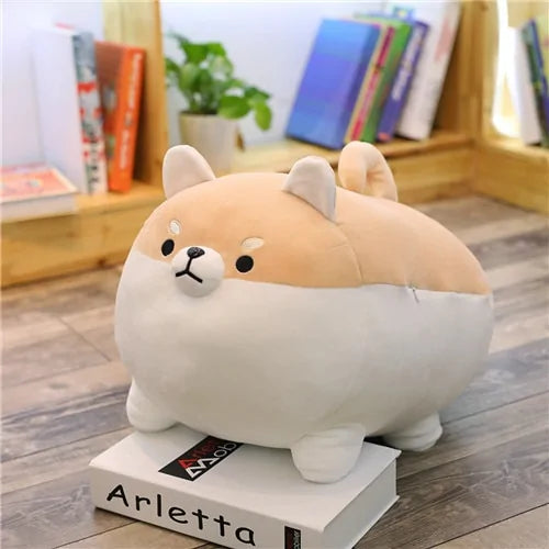 Dog Plush Stuffed Toy Yellow 40 Cm sold by Poopy and Poops General Pet Store poppyandpoops.ca