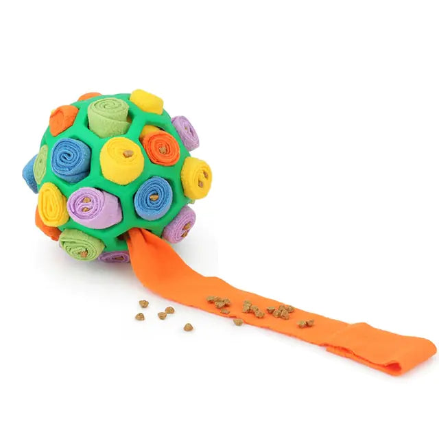 Dog Sniffing Ball Training Toy Green sold by Poopy and Poops General Pet Store poppyandpoops.ca