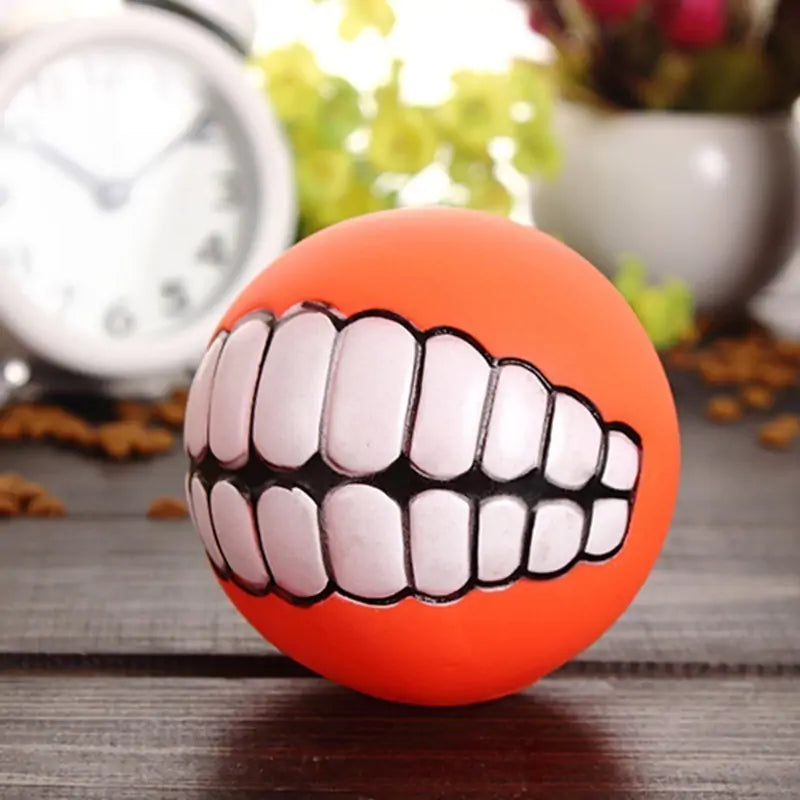 Pet Ball Teeth Silicon Chew Toys for Large Dog Breeds sold by Poopy and Poops General Pet Store poppyandpoops.ca