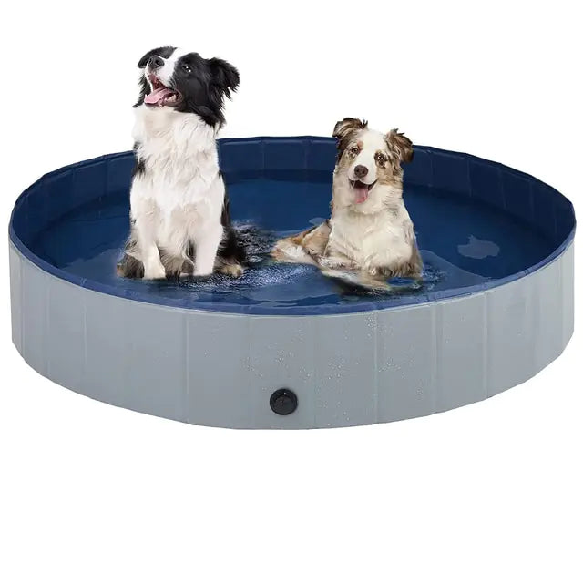 Foldable Summer Cooling Bathing Pool sold by Poopy and Poops General Pet Store poppyandpoops.ca