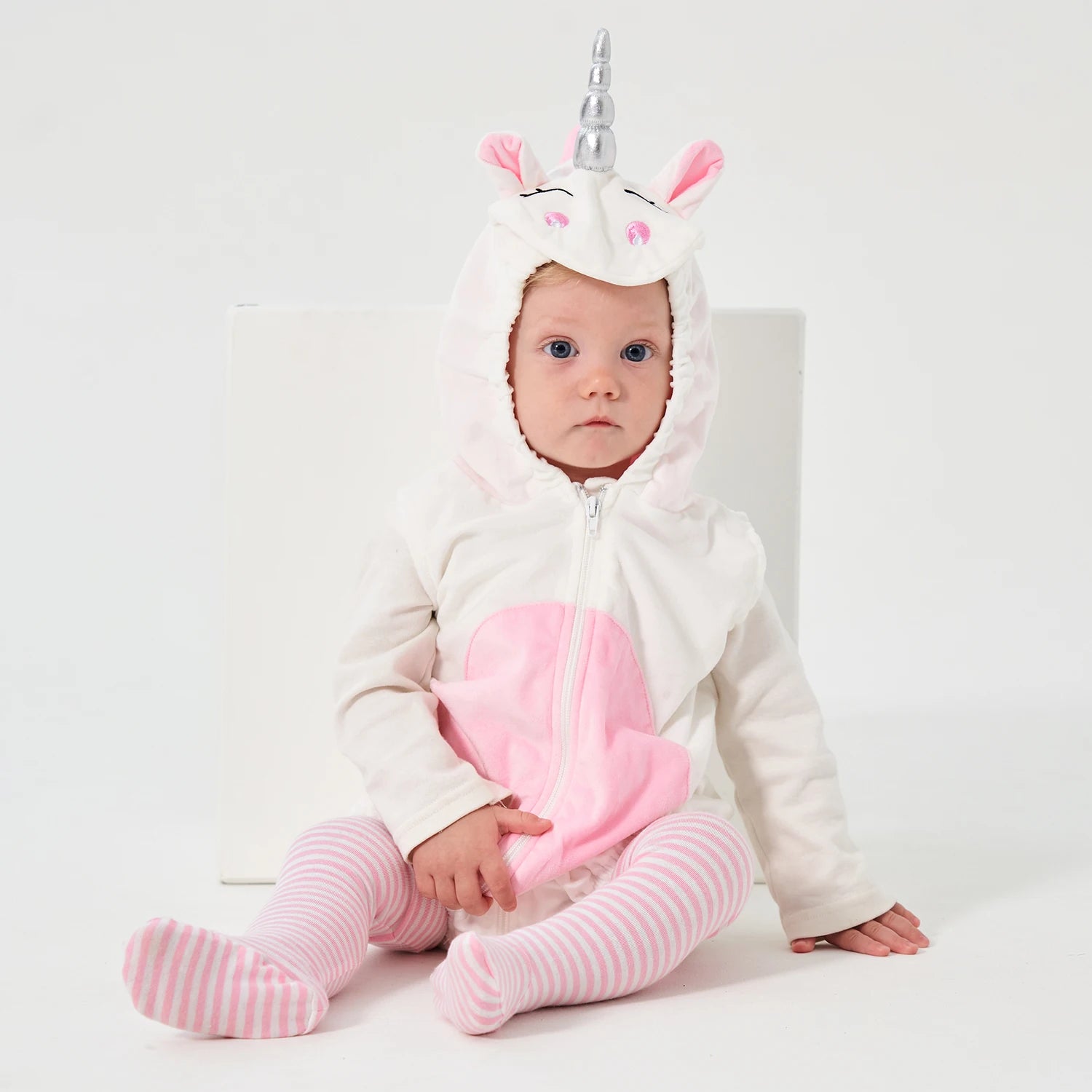 0 24M Baby Girls Unicorn Onesie Halloween Costume Poppy and Poops