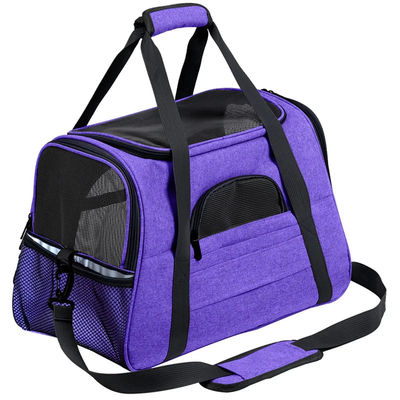 Pet Dog Messenger Carrier Travel Bag sold by Poopy and Poops General Pet Store poppyandpoops.ca