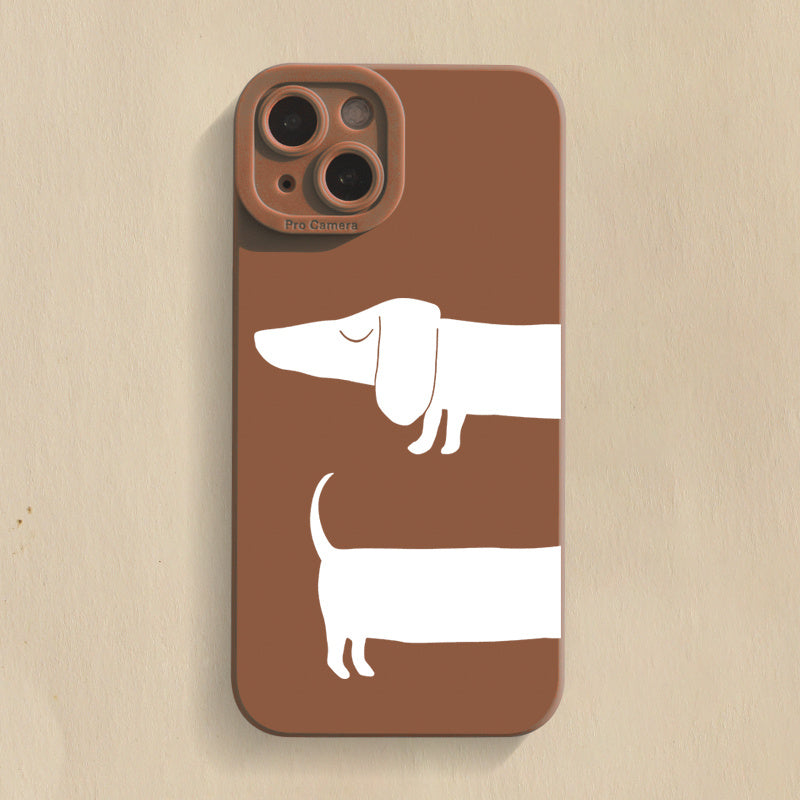 Long Dachshund Silicone iPhone Case