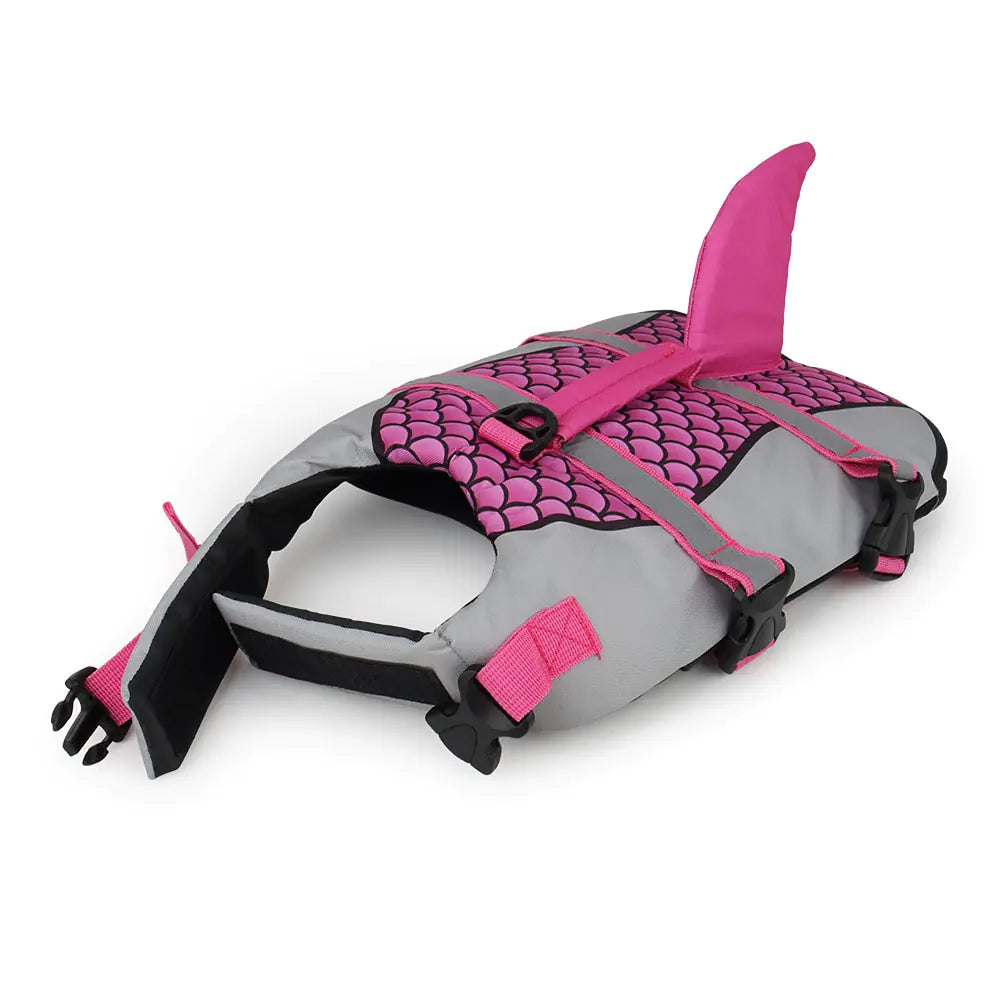 Shark Pet Dog Life Jacket Vest sold by Poopy and Poops General Pet Store poppyandpoops.ca