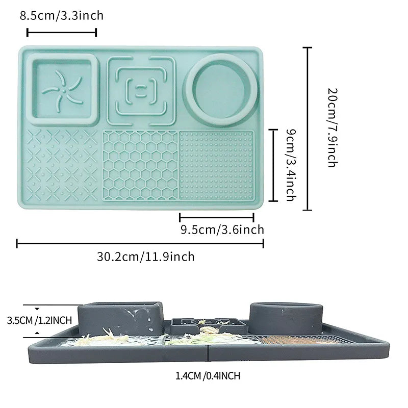 Bowls Pet Licking Mat sold by Poopy and Poops General Pet Store poppyandpoops.ca