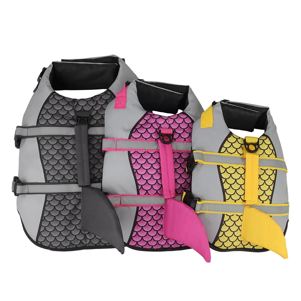 Shark Pet Dog Life Jacket Vest sold by Poopy and Poops General Pet Store poppyandpoops.ca