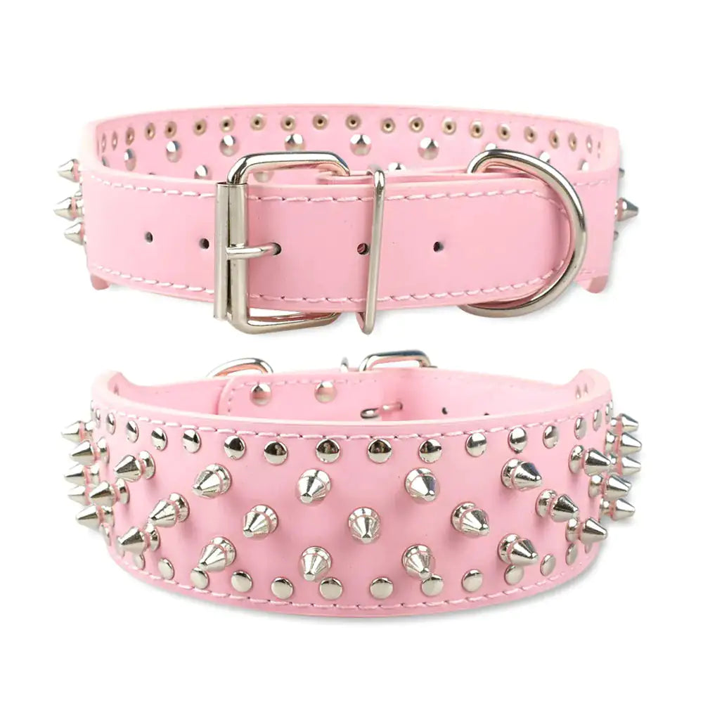 Cone Spikes Dog Collar sold by Poopy and Poops General Pet Store poppyandpoops.ca