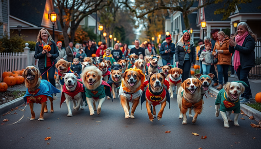 Unleash the Spooky Fun: Hosting a Howling Halloween Costume Parade for Dogs