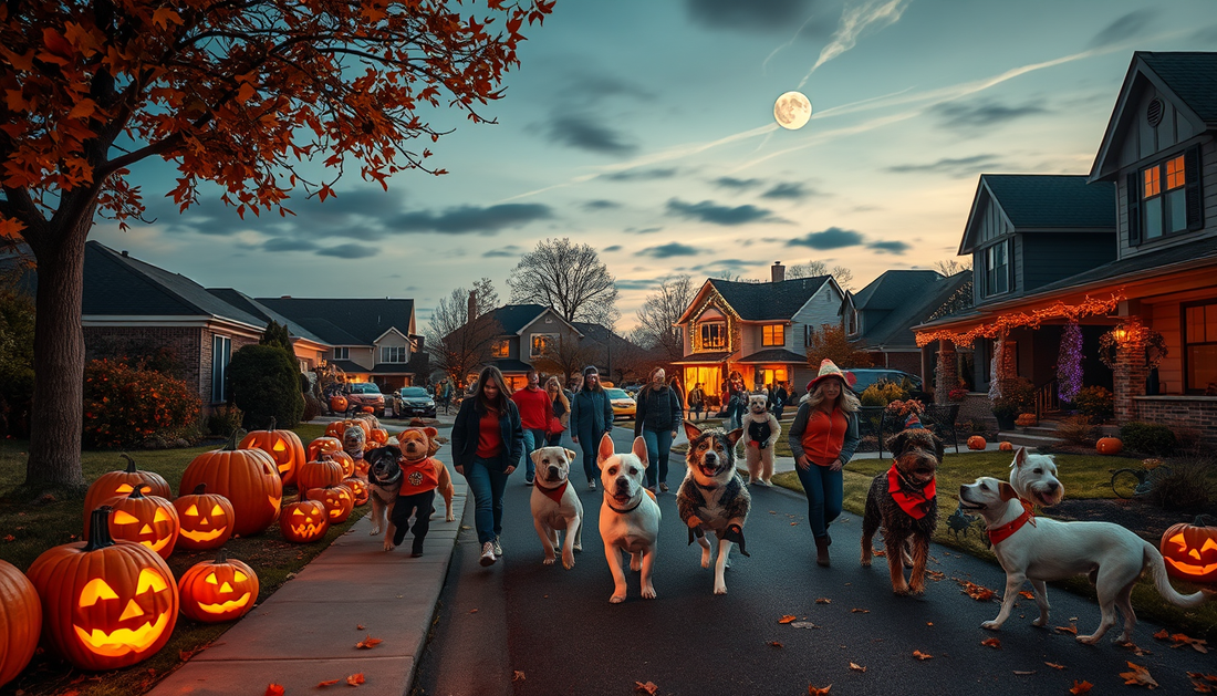 Unleash the Howl-iday Spirit: Setting Up a Neighborhood Trick-or-Treat Trail for Dogs