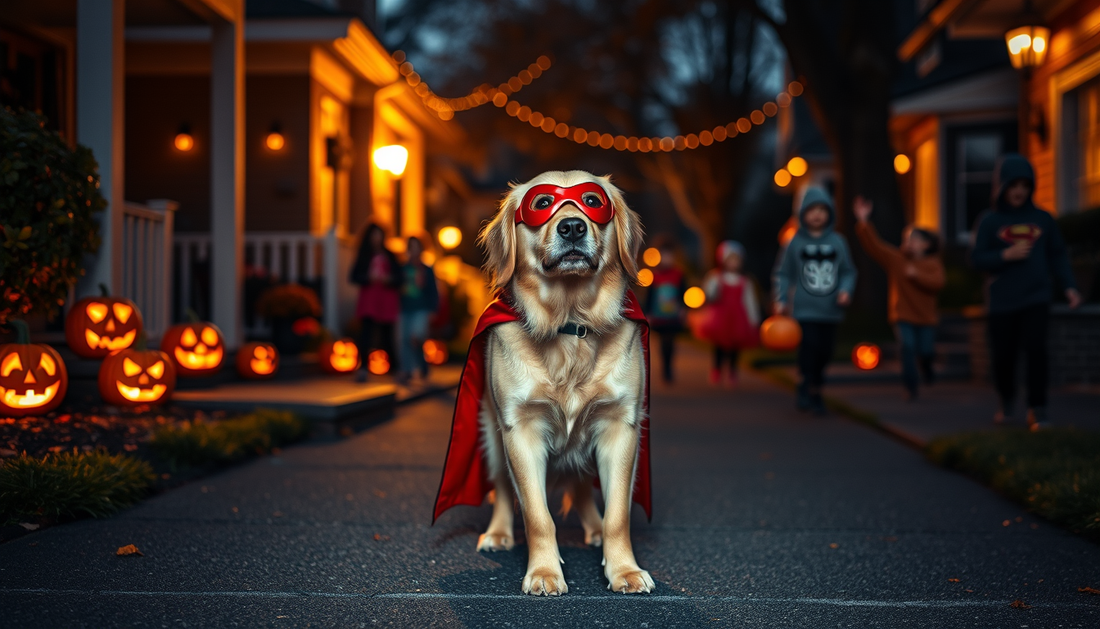 Trick-or-Treating in Costume: Training Your Dog to Wear Clothing