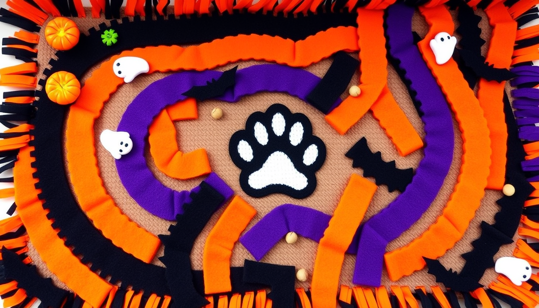 How to Make a Spooktacular Snuffle Mat for Your Pup This Halloween