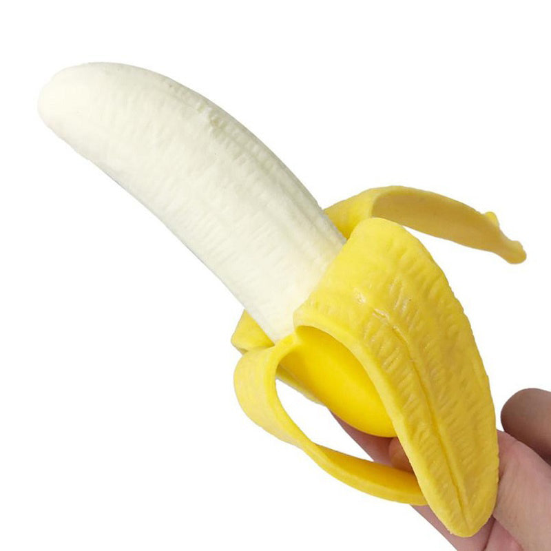 Stretchy Banana Dog Chew Toy