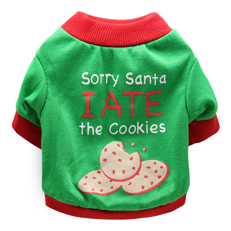 Cotton Christmas Santa, Elf Snow Flake Pet Dog Shirt