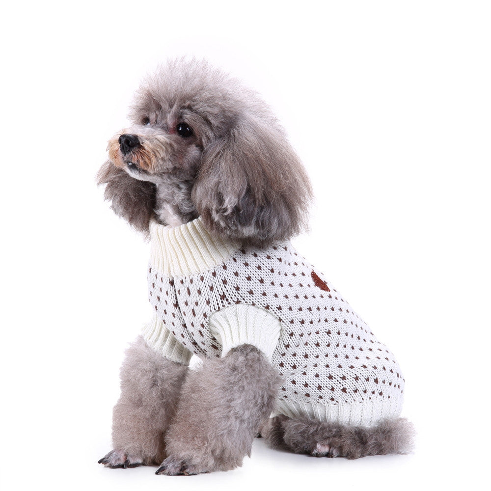 Christmas Snowflake Paw Dog Sweater