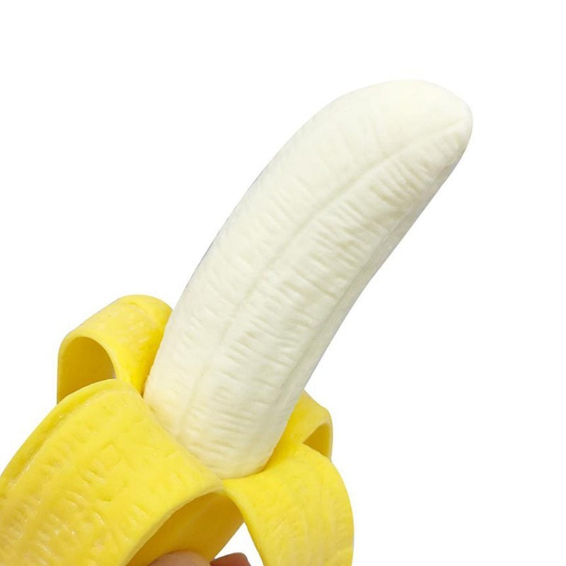 Stretchy Banana Dog Chew Toy