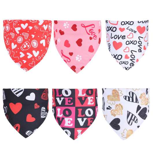 Valentine's Day Pet Saliva Towel Hot Sale