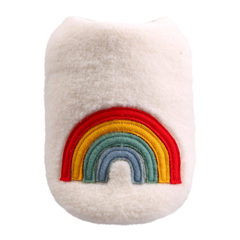 Warm Four-Color Love Vest Rainbow Clothes