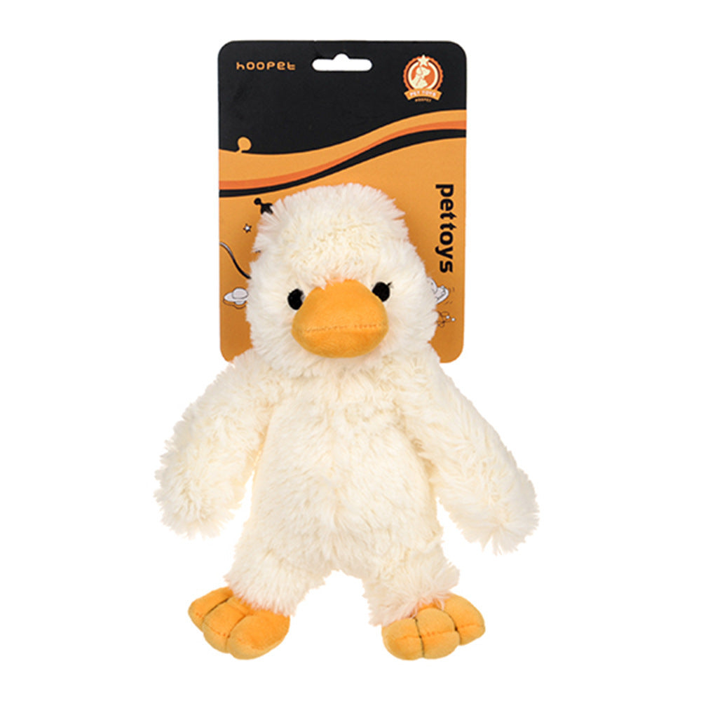 Cuddly Plush Ducky Squeaky Dog Toy in (S) 9.5 Inch and (L) 14 inch