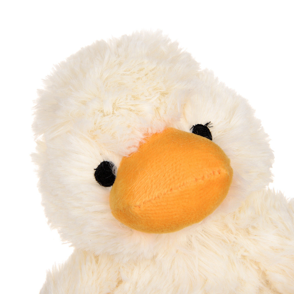 Cuddly Plush Ducky Squeaky Dog Toy in (S) 9.5 Inch and (L) 14 inch