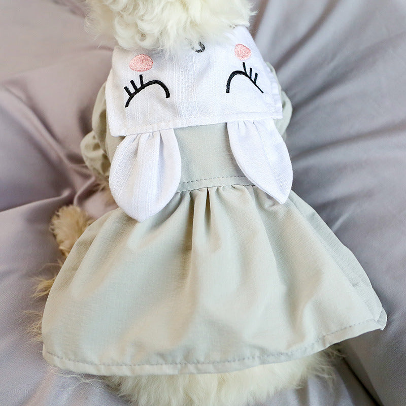 Spring And Summer New Product Sleepy Bunny Skirt Rabbit Ears Princess Dress