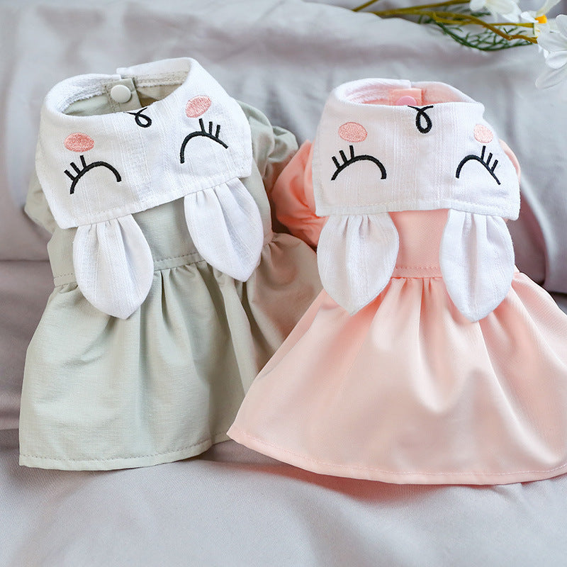 Spring And Summer New Product Sleepy Bunny Skirt Rabbit Ears Princess Dress