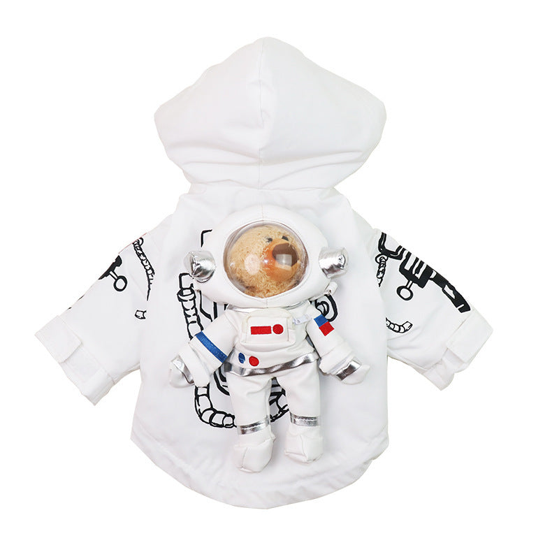 Teddy Clothes Space Suit Moon Landing Padded Jacket Thickened