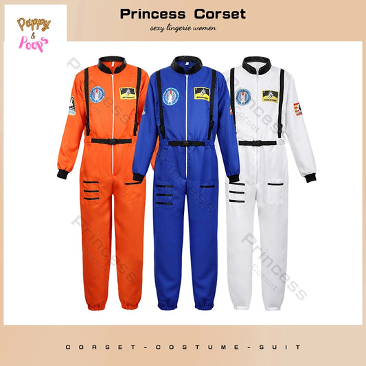 Matching Adult Astronaut Flight Suit Costume sold by Poopy and Poops General Pet Store poppyandpoops.ca