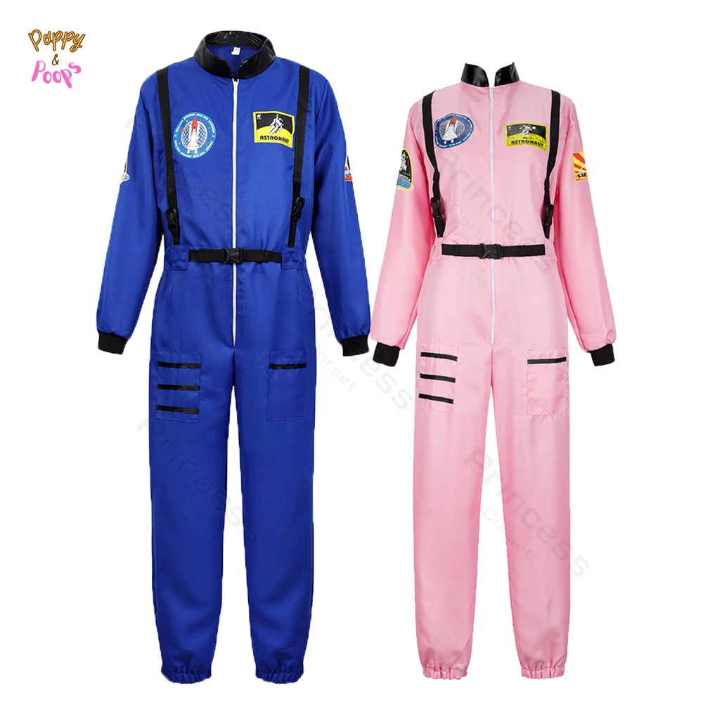 Matching Adult Astronaut Flight Suit Costume sold by Poopy and Poops General Pet Store poppyandpoops.ca