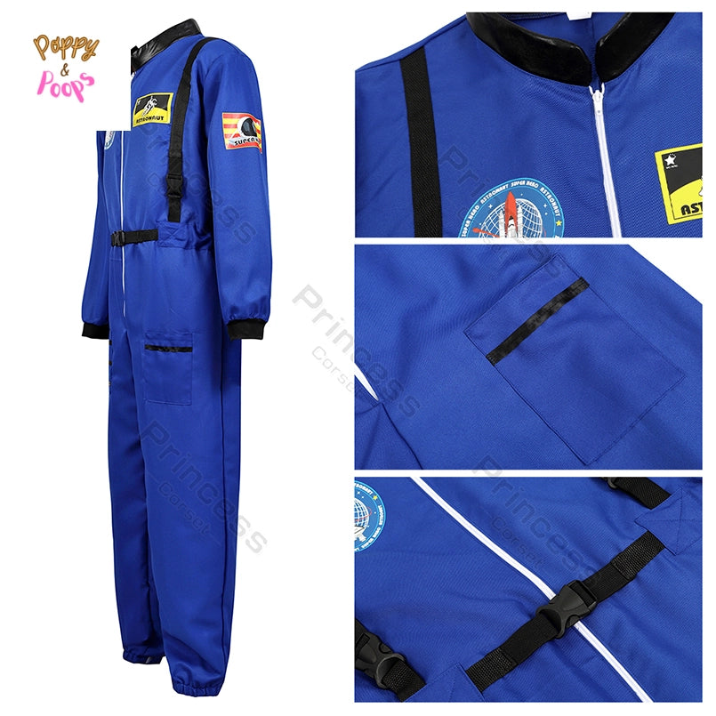 Matching Adult Astronaut Flight Suit Costume sold by Poopy and Poops General Pet Store poppyandpoops.ca