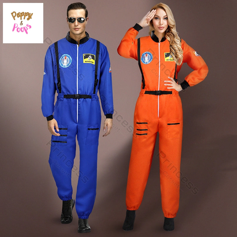 Matching Adult Astronaut Flight Suit Costume sold by Poopy and Poops General Pet Store poppyandpoops.ca
