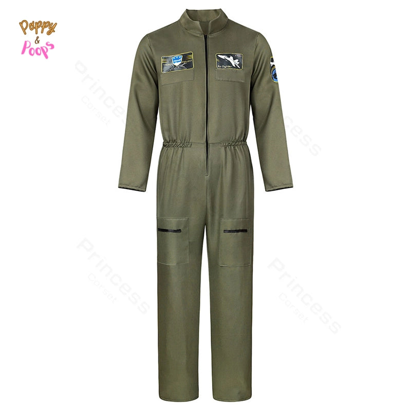 Matching Adult Astronaut Flight Suit Costume 6372 for men sold by Poopy and Poops General Pet Store poppyandpoops.ca