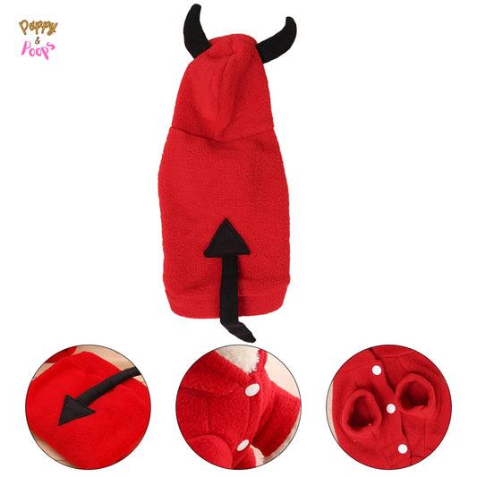 Matching Pet Dog Demon Halloween Costume M sold by Poopy and Poops General Pet Store poppyandpoops.ca