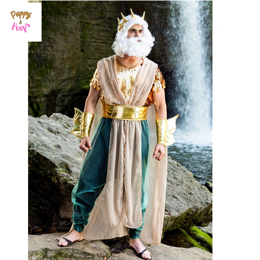 Halloween Costumes for Men Women Little Mermaid And Triton Men CLEOPATRA sold by Poopy and Poops General Pet Store poppyandpoops.ca