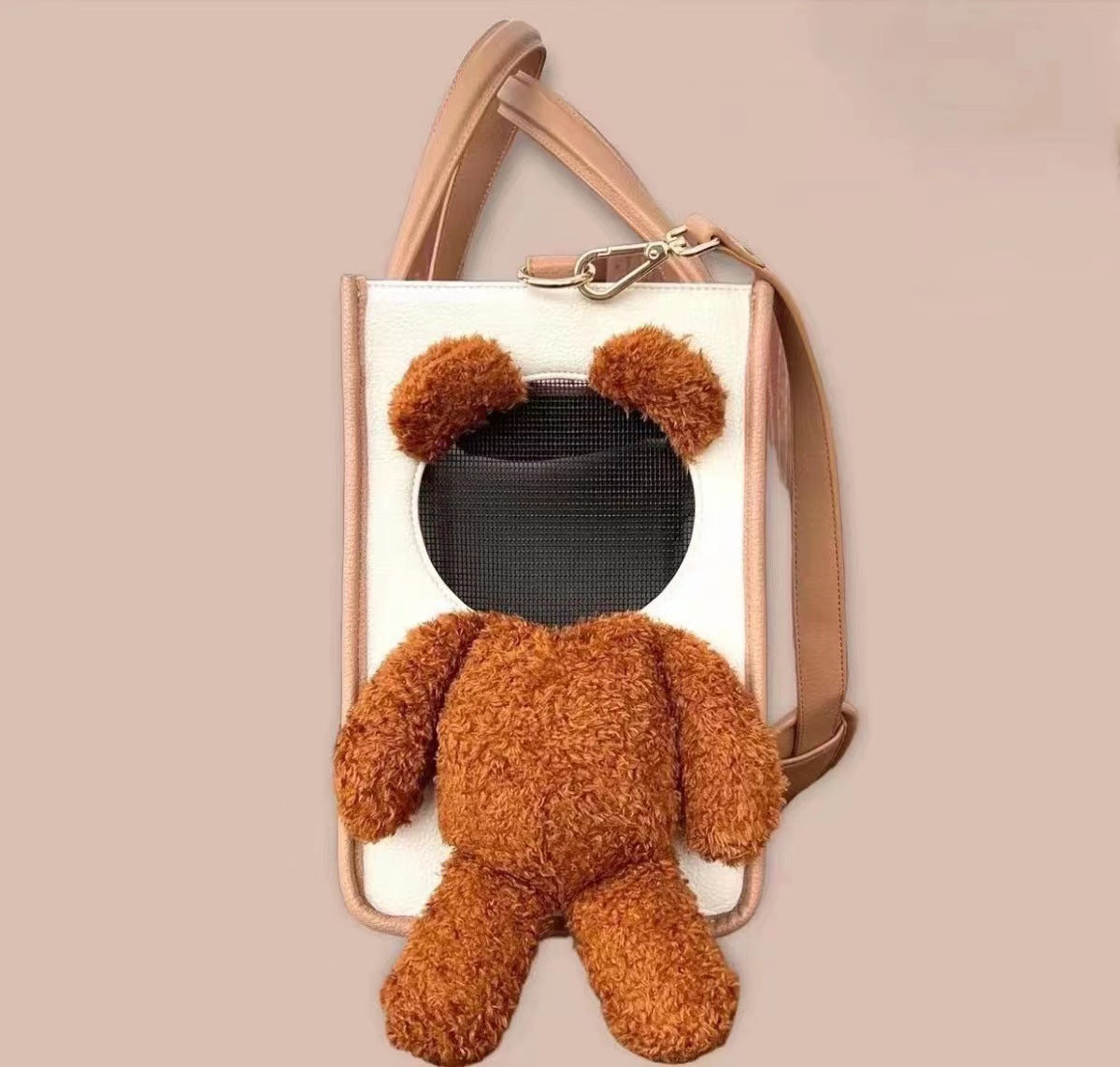 Teddy Bear Large Capacity Dog Carrier Bag