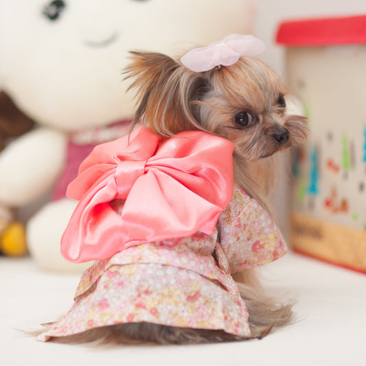 Pet dog Japanese kimono Dress