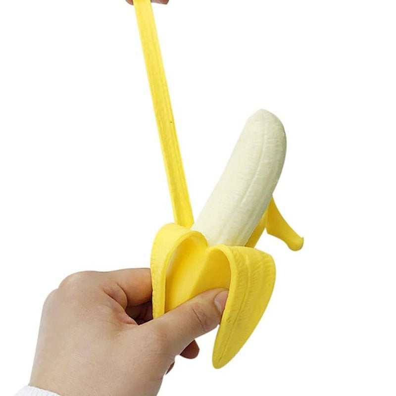 Stretchy Banana Dog Chew Toy