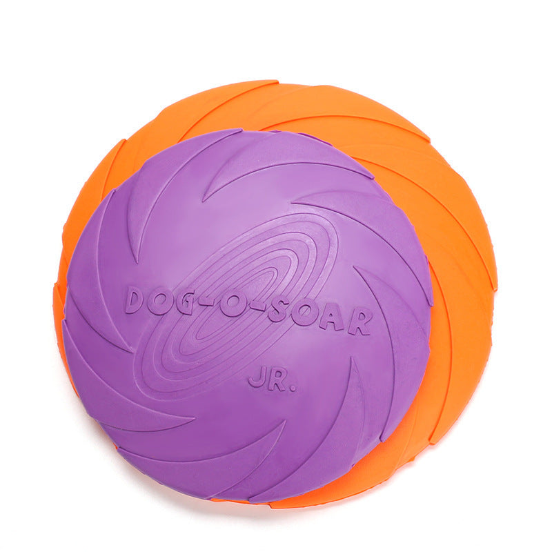 Pet Dog Rubber Frisbee Disk Chew Toy