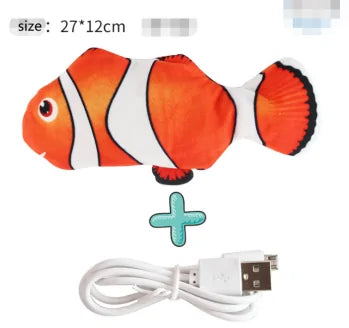 Electronic Flapping Fish Pet Cat-Dog Toy sold by Poopy and Poops General Pet Store poppyandpoops.ca