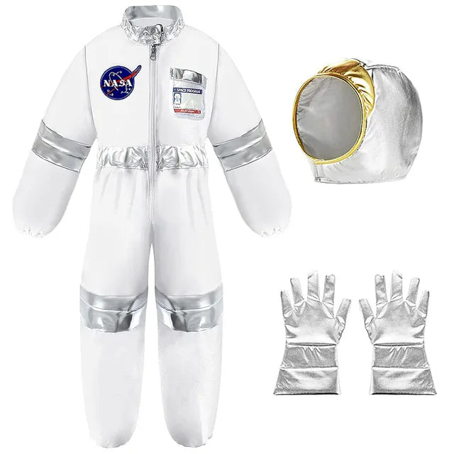 Matching Kids Astronaut Halloween Costume Set White 4 sold by Poopy and Poops General Pet Store poppyandpoops.ca