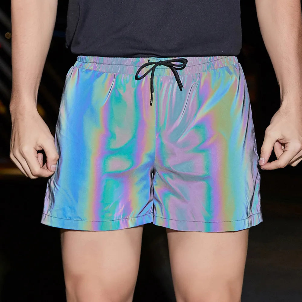 Reflective running shorts shop